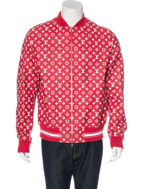 supreme denim jacket lv|bomber jacket supreme louis vuitton.